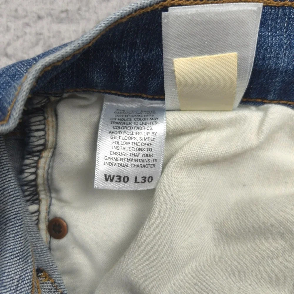 Lucky Brand 410 Athletic Slim Jeans Mens 30x30 Blue Stretch Denim Pants